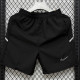 D337 NK Black Casual Short Pants