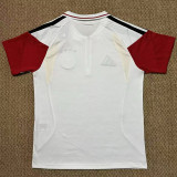 2026-27 Germany White Polo Short Sleeve (半拉链)