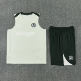 2025-26 CHE Light green Tank top and shorts suit
