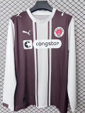 2025-26 ST PAULI Special Edition Long Sleeve Soccer Jersey (长袖)