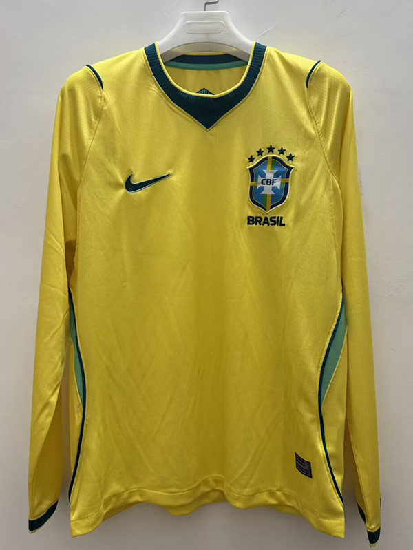 2026-27 Brazil Home Long Sleeve Soccer Jersey (长袖)