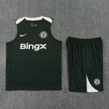 2025-26 CHE Dark gray Tank top and shorts suit