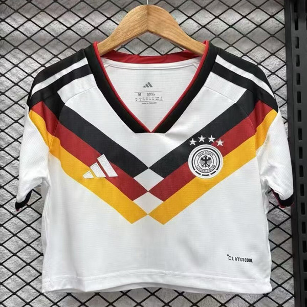 2026 World Cup Germany Home Women Cheerleader Shirt (女啦啦短袖)