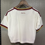 2026 World Cup Spain Away Women Cheerleader Shirt (女啦啦短袖)