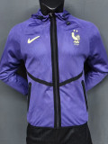 2026 World Cup France Purple Walkout Jacket (Hooded) #单上衣