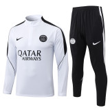 2026-27 PSG White Half Pull Tracksuit #B26029(半拉链)