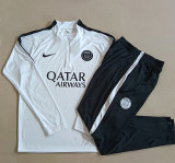2026-27 PSG White Half Pull Tracksuit #B26029(半拉链)