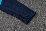 2026-27 Spain Lake blue Kids Half Pull Tracksuit #E26023(童装)(半拉链)