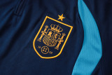 2026-27 Spain Royal blue Kids Half Pull Tracksuit #E26024(童装)(半拉链)
