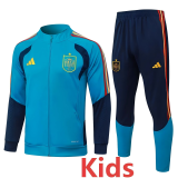 2026-27 Spain Lake blue Kids Jacket Tracksuit #E26013(童装)