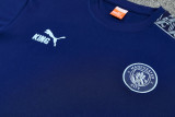 2026-27 Man City Royal blue Short shirts and Long trousers Suit (圆领)