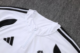 2026-27 RMA White Half Pull Tracksuit #B26012(半拉链)