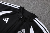 2026-27 RMA Black Jacket Tracksuit #A26018