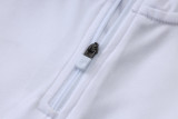 2026-27 RMA White Half Pull Tracksuit #B26012(半拉链)