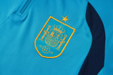 2026-27 Spain Lake blue Kids Half Pull Tracksuit #E26023(童装)(半拉链)