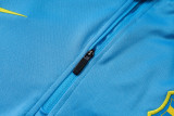 2025-26 BAR Light blue Half Pull Tracksuit #B25156(半拉链)