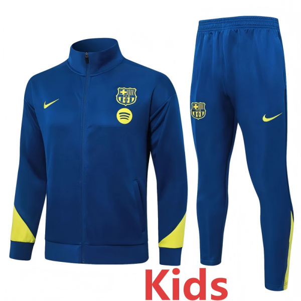 2026-27 BAR Blue Kids Jacket Tracksuit #E25242(童装)