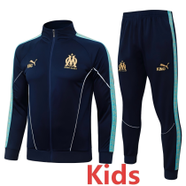 2025-26 Marseille Royal blue Kids Jacket Tracksuit #E25240(童装)