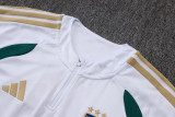 2026-27 Italy White Kids Half Pull Tracksuit #E26015(童装)(半拉链)