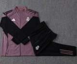 2026-27 RMA Gray Purple Kids Jacket Tracksuit #E26025(童装)