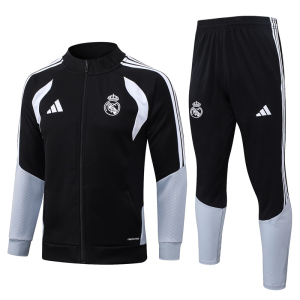 2026-27 RMA Black Jacket Tracksuit #A26018