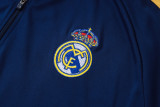 2026-27 RMA Royal blue Half Pull Tracksuit #B26028(半拉链)