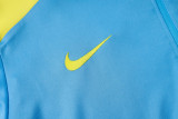 2025-26 BAR Light blue Half Pull Tracksuit #B25156(半拉链)