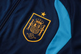 2026-27 Spain Royal blue Kids Jacket Tracksuit #E26022(童装)