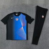 2026-27 ATM Black Short shirts and Long trousers Suit (圆领)