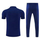 2026-27 Man City Royal blue Short shirts and Long trousers Suit (圆领)