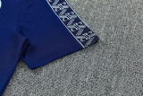 2026-27 Man City Royal blue Short shirts and Long trousers Suit (圆领)
