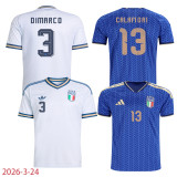 2026-27 Italy Away Long Sleeve Player Version Soccer Jersey (长袖球员)