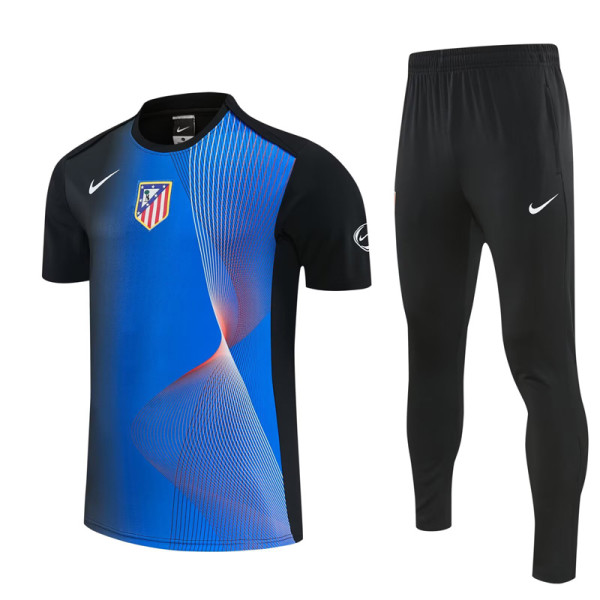 2026-27 ATM Black Short shirts and Long trousers Suit (圆领)