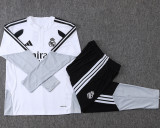 2026-27 RMA White Half Pull Tracksuit #B26012(半拉链)