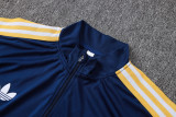 2026-27 RMA Royal blue Half Pull Tracksuit #B26028(半拉链)