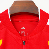 2026-27 Germany Red Top Half Pull Tracksuit (半拉上衣)