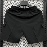 A2635 AD Black Casual Short Pants