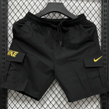 A2633 NK Black Casual Short Pants