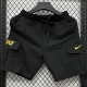A2633 NK Black Casual Short Pants