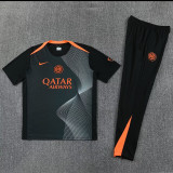 2026-27 INT Black Short shirts and Long trousers Suit (圆领)