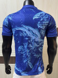 2026-27 England Blue Goalkeeper Player Version Soccer Jersey