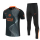 2026-27 INT Black Short shirts and Long trousers Suit (圆领)