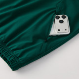 2026-27 Algeria Green Windbreaker Suit (Hoodie)(风衣套装)