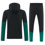 2025-26 Mexico Black Windbreaker Suit (Hoodie)(风衣套装)