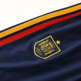 2025-26 Spain Lake blue Windbreaker Suit (Hoodie)(风衣套装)