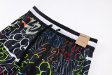 C2527 AJ Black Bastketball Casual Short Pants #烛影红