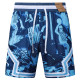 C2524 AJ Blue Bastketball Casual Short Pants #夕阳蓝