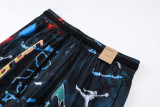 C2519 AJ Black Bastketball Casual Short Pants #夜幕黑