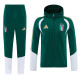 2025-26 Italy Green Windbreaker Suit (Hoodie)(风衣套装)