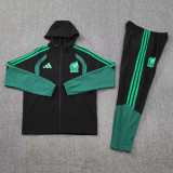 2025-26 Mexico Black Windbreaker Suit (Hoodie)(风衣套装)